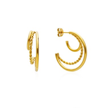 BOUCLES D´OREILLE ACIER 316 L