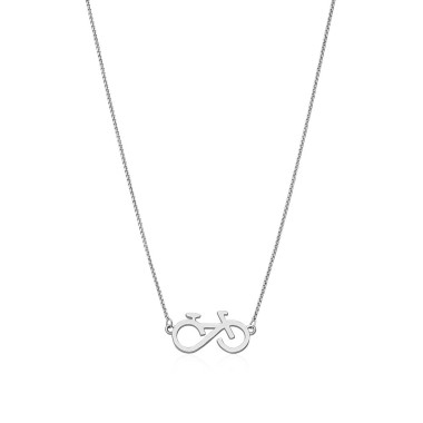 Collier Cyclisme Argent...