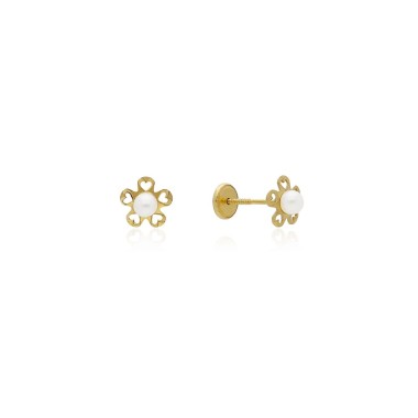 BOUCLES D´OREILLE OR 18 CTS