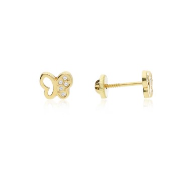 BOUCLES D´OREILLE OR 9 CTS