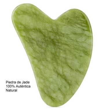 Gua Sha en Piedra Jade Natural