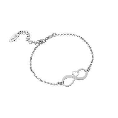 Bracelet Infini Coer Argent...