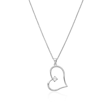 Collana Heart Zircon...