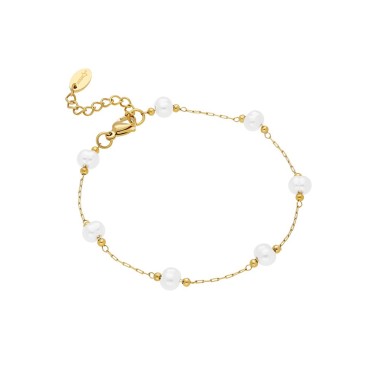 Bracciale Perle Acciaio 316 L